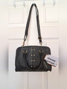 Marco Avane Genuine Leather Satchel Handbag